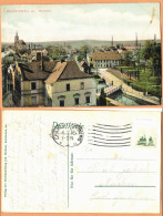 Postcard Reichenau In Sachsen Bogatynia Straßenpartie, Fabriken 1915 - Schlesien