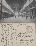 Postcard Breslau Wrocław Hauptbahnhof - Innen 1919  Gel. Feldpost - Schlesien