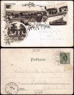Litho AK Bad Rothenfelde Mehrbild-AK Mit Badehotel, Panorama  Kurhaus 1900 - Bad Rothenfelde