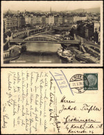 Ansichtskarte Wien Panorama-Ansicht Franz Josefskai Donau Kanal 1938 - Autres & Non Classés