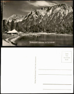 Ansichtskarte Mittenwald Badeanstalt Lautersee Mit Karwendel 1960 - Mittenwald