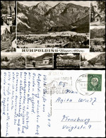 Ansichtskarte Ruhpolding Mehrbild-AK Mit Umland- Und Panorama-Ansicht 1959 - Ruhpolding