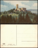 Ansichtskarte Königstein (Taunus) Burg Königstein - Künstlerkarte 1913 - Koenigstein