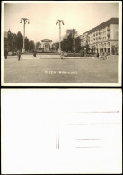 Postcard Posen Poznań Wilhelmplatz, Belebt - Fotokarte 1940 - Poland