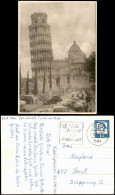 Cartoline Pisa Der Schiefe Turm, Auto 1964 Privatfoto - Autres & Non Classés