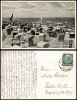 Ansichtskarte Ahlbeck (Usedom) Strand Strandleben A.d. Ostsee 1934 - Other & Unclassified