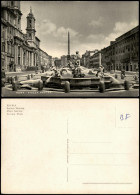 Cartoline Rom Roma Square Navona, Place Navona 1950 - Other & Unclassified