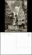 Rothenburg Ob Der Tauber St. Georgsbrunnen St. Georges Fountain 1960 - Rothenburg O. D. Tauber