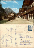 Garmisch-Partenkirchen Frühlingstrasse Blick Gegen Die Zugspitze 1964 - Garmisch-Partenkirchen