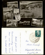 Saalburg-Ebersdorf (Saale) DDR Merhbildkarte Mit Umland-Ansichten 1964 - Autres & Non Classés