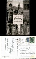 Freiburg Im Breisgau Mehrbildkarte U.a. Mit Ansichten Münster U.L.F. 1955 - Freiburg I. Br.