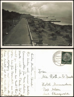 Ansichtskarte Kühlungsborn Strandpromenade, Abendstimmung 1941 - Kuehlungsborn