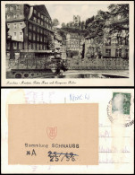 Ansichtskarte Monschau/Eifel Montjoie Rotes Haus Und Burgruine Haller 1956 - Monschau