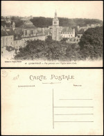 CPA Quimperlé Vue Génerale Vers L'Eglise Sainte-Croix 1910 - Quimperlé