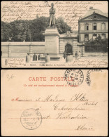 CPA Nancy Denkmal, Statue Mathieu De Dombasle, Lycée National 1903 - Nancy