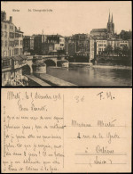 CPA Metz Partie An Der St. Georgenbrücke 1918 - Metz