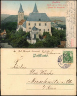 Rochlitz Schloss V.d. Petrikirche Aus, Handkolorierte Künstlerkarte 1903 - Rochlitz