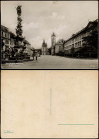 Postcard Teplitz-Schönau Teplice Schloßplatz Echtfoto-AK 1920 - Czech Republic