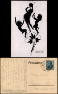 Scherenschnitt/Schattenschnitt Diefenbach Göttliche Jugend 1920 - Silhouette - Scissor-type