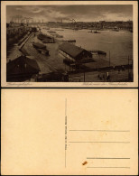 Ludwigshafen Panorama-Blick V.d. Rhein-Brücke Auf Fabriken 1920 - Ludwigshafen