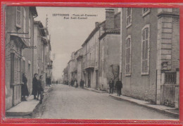 Carte Postale 82. Septfonds  Rue Sidi Carnot    Très Beau Plan - Sonstige & Ohne Zuordnung