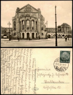 Ansichtskarte Barmen-Wuppertal Stadt-Theater 1935   Gel Stempel BARMEN 1 - Wuppertal