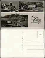 Ansichtskarte Koblenz Mehrbild-AK 3 Ortsansichten Am Rhein 1940 - Koblenz