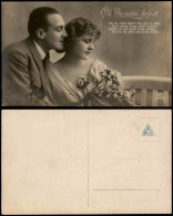 Ansichtskarte  Ob Du Mich Liebst? Liebespaar Motiv-AK Liebe & Romantik 1910 - Couples