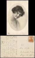Menschen Soziales Leben Foto Porträt Eines Mädchens Junge Frau 1917 - Personnages