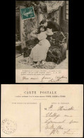 Ansichtskarte  Menschen/Soziales Leben Französisches Liebespaar 1910 - Couples
