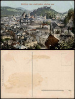 Ansichtskarte Salzburg Stadt Panorama Vom Elektrischen Aufzug Aus 1910 - Otros & Sin Clasificación