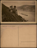 Ansichtskarte Bingen Am Rhein Burg Schloss Rheinstein Rhein Tal Partie 1920 - Bingen