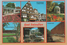 2483 - Bad Salzuflen - Uhrturm, Bürgerhäuser Lange Strasse, Leopold Sprudel, Kurhaus, Gradierwerk - 2000 - Bad Salzuflen