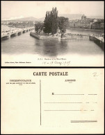 Ansichtskarte Genf Genève Stadt-Panorama Und Mont-Blanc 1910 - Autres & Non Classés