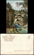 Ansichtskarte Füssen Lechfall (Wasserfall) Als Signierte Künstlerkarte 1900 - Fuessen