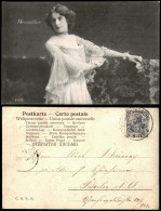 Ansichtskarte  Schöne Frau Tänzerin - Riesenfächer 1905 - Non Classés