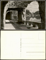 Ansichtskarte Axenstrasse Axentunnel Mit Flüelen Und Bristenstock 1940 - Autres & Non Classés