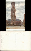 Brügge Brugge | Bruges HALLETOREN BRUGGE BEFFROY BRUGES Künstlerkarte 1920 - Autres & Non Classés