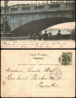 Lüttich Luik Lîdje Le Pont Des Arches Avec Quai Sur Meuse 1900 - Other & Unclassified