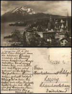 Ansichtskarte Weggis Panorama-Ansicht Blick Pilatus 1926 - Autres & Non Classés