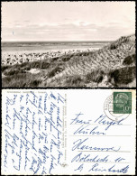 Ansichtskarte Langeoog Strand Nordsee Nordseebad 1957 - Langeoog