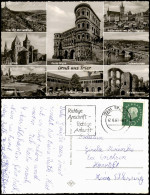 Trier  Porta Nigra Römerbrücke Simeonsstift Mit Brunnenhof Kaiserthermen 1961 - Trier