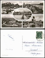 Koblenz Mehrbild-AK Mit Ehrenbreitstein, Schiffsbrücke, Rhein-Werft Uvm. 1955 - Koblenz