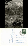 Ansichtskarte Mittenwald Ortspanorama Gegen Karwendelgebirge In Bayern 1961 - Mittenwald