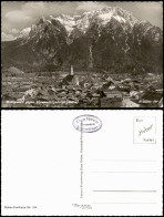 Ansichtskarte Mittenwald Ortspanorama Gegen Karwendelgebirge (1385 M) 1960 - Mittenwald