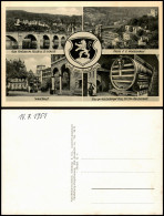 Ansichtskarte Heidelberg Mehrbildkarte Mit Orts- Und Stadtteilansichten 1955 - Heidelberg