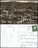Ansichtskarte Heidelberg Blick Vom Philosophenweg; Fernansicht Schloss 1961 - Heidelberg