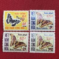 Stamps Vietnam South (Papillons - 1/10/1974 ) -GOOD Stamps- 1set/4pcs - Vietnam