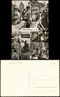 Ansichtskarte Meersburg Mehrbildkarte Mit 4 Ortsansichten 1960 - Meersburg