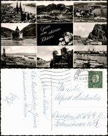 Rhein (Fluss) Mehrbildkarte Div. Orte U. Ansichten (Rheingold-Serie) 1959 - Non Classés